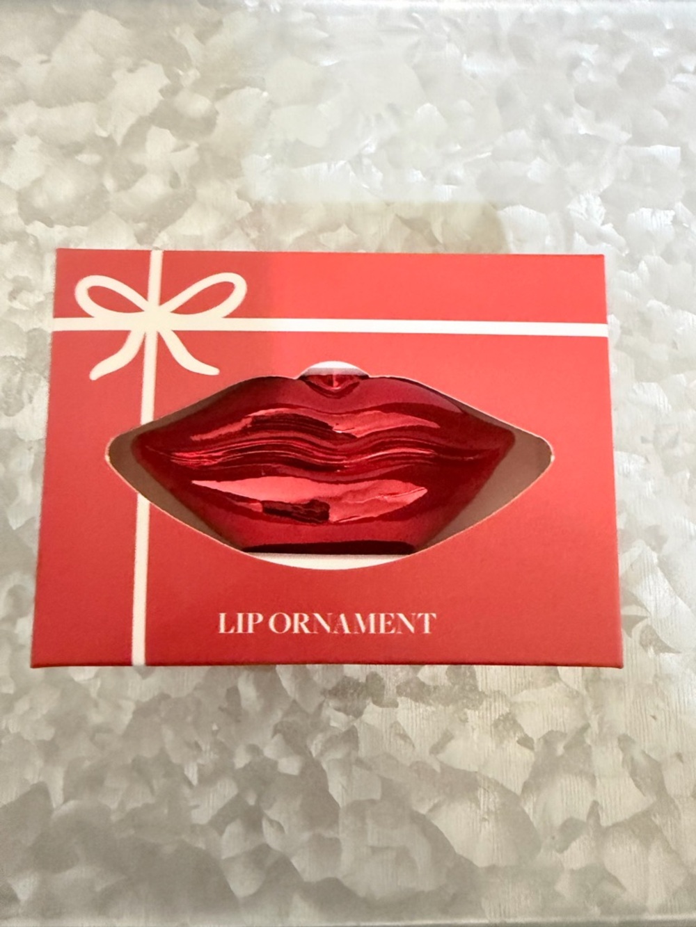 Red Lip Ornament Decorative Makeup Case - Women Makeup
